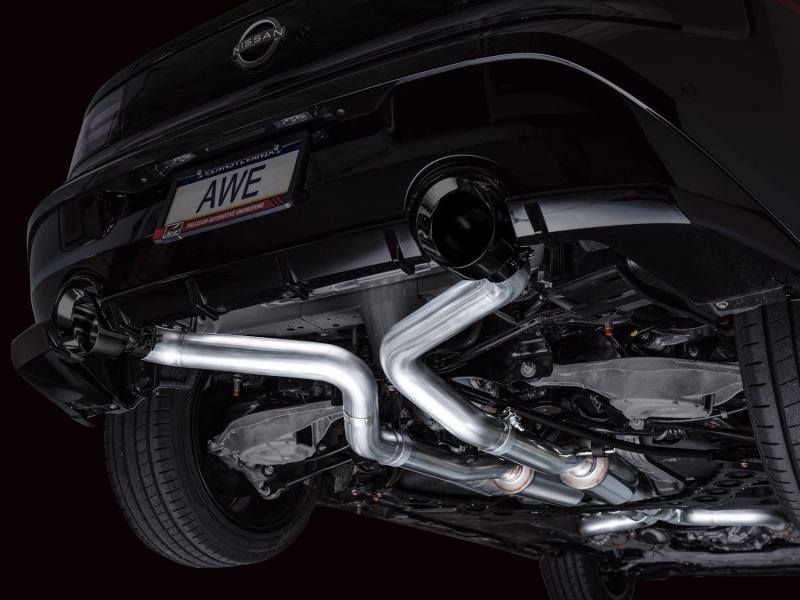 Nissan Z Performance Exhaust - AWE Tuning - Cat Back Track Edition - Diamond Black - `23-`27